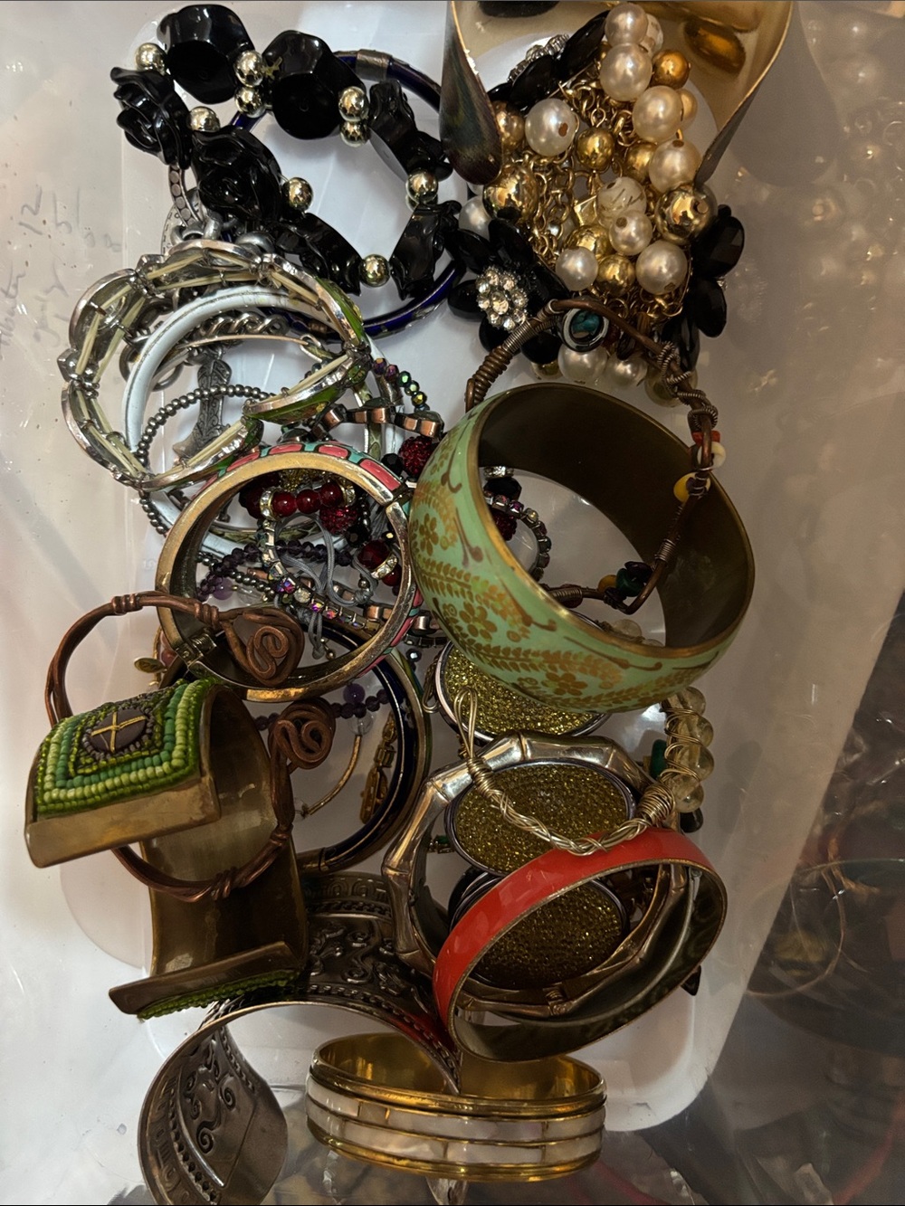 For @treasurehunt07 Women's Fashion Bracelets and Bangles - Green Accent